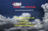 A Pluriservice Group Company  Stampanti fiscali Citizen: modalità di interfacciamento.