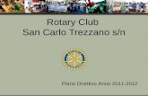 Rotary Club San Carlo Trezzano s/n Piano Direttivo Anno 2011-2012.