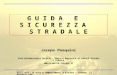 Jacopo Pasquini Area Epidemiologia Sociale - Agenzia Regionale di Sanità Toscana – FIRENZE www,arsanita,toscana,it G U I D A E S I C U R E Z Z A S T R.