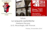 Ictus Le sequele epilettiche Gaetano Zaccara U.O. Neurologia, ASF Firenze Firenze, 8 novembre 2014.