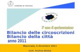 COMUNE DI ANCONA Macerata, 5 dicembre 2011 Dott. Andrea Biekar.