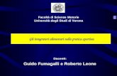 Gli integratori alimentari nella pratica sportiva Facoltà di Scienze Motorie Università degli Studi di Verona Docenti: Guido Fumagalli e Roberto Leone.