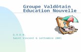 Groupe Valdôtain Education Nouvelle G.V.E.N. Saint Vincent 6 settembre 2001.