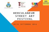 HERCULANEUM STREET ART FESTIVAL 20/21 SETTEMBRE 2014 Città di Ercolano.