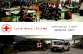 EMERGENZA SISMA ABRUZZO 2009 Croce Rossa Italiana