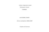 Istituto Comprensivo Statale “Giovanni Cena” TORINO LIN DONG ZHOU Anno scolastico 2006-2007 Esame di licenza.
