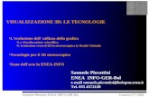 Visualizzazione 3D: le tecnologie Samuele Pierattini ENEA INFO-GER-Bol Casaccia 9-7-2004 VISUALIZZAZIONE 3D: LE TECNOLOGIE L'evoluzione dell' utilizzo.