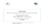 RAN Rete Accelerometrica Nazionale Monografia della postazione di Val Aterno – Il moro Codice stazione AQM Prima compilazione: 27 Novembre 2006 Aggiornamento: