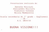 Presentazione realizzata da: Daniele Ricciuti Alessandro Ricciuti Francesco Colonna Nicola Mammarella Scuola secondaria di 1° grado – Guglionesi – CB.
