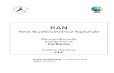 RAN Rete Accelerometrica Nazionale Monografia della postazione di Colfiorito Codice stazione CLF Prima compilazione: 13 settembre 2006 Aggiornamento: