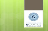 Università degli Studi eCampus L’Ateneo eCampus è stato riconosciuto come Università con il Decreto Ministeriale del 30 gennaio 2006. L’Università eCampus.