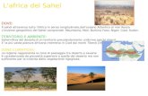 L'africa del Sahel D OVE: I l sahel attraversa tutta l'Africa in senso longitudinale,dall'oceano Atlantico al mar Rosso. L'insieme geopolitico del Sahel.