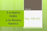 La nuova Italia e la Destra Storica Pag. 438-447 25/04/2015 Elettra Gambardella - IIS Tassara-Ghislandi1.