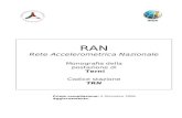 RAN Rete Accelerometrica Nazionale Monografia della postazione di Terni Codice stazione TRN Prima compilazione: 4 Dicembre 2006 Aggiornamento: Logo RAN.