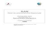 RAN Rete Accelerometrica Nazionale Monografia della postazione di Sannicandro Garganico Codice stazione SNN Prima compilazione: 05 Settembre 2006 Aggiornamento: