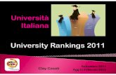 University rankings 2011: Università Italiana