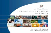 INVESTIAMO SUL RILANCIO DELL'ITALIA. Ministero dello sviluppo economico.
