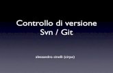 Controllo di versione, Git e Svn
