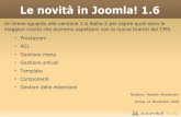 Le novità in Joomla! 1.6