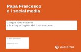Papa Francesco e i social media