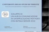 Presentazione: Sviluppo di un hub di comunicazione in una applicazione per porti con biztalk server 2010