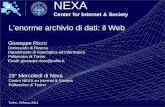 L'enorme archivio di dati: il Web
