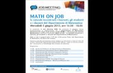 5 giugno 2013   presentazione alumni mathematica