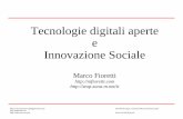 Tecnologie digitali aperte e innovazione sociale