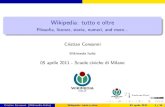 Presentazione Wikipedia Scuole Civiche