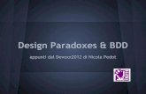 BDD & design paradoxes   appunti devoxx2012