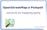 OpenStreetMap e Pompeii - storia di un mapping party