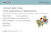Internet delle Cose: come realizzare un’ applicazione, by Marco Sgroi, Remo Pomposini, Antonio Iannopollo