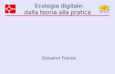 Ecologia digitale: dalla teoria alla pratica
