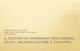 Convegno Gorno 2014: Dario Roggerini, Ecomuseo Miniere di Gorno