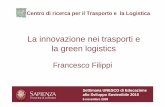 L'innovazione nei trasporti e la green logistics