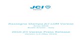 JCI Varese 2010 Press Release