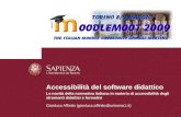 Accessibilità del software didattico