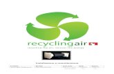 Installazione e Manutenzione recyclingair tube max