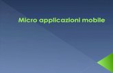 Micro Applicazioni Mobile