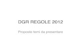Anticipazioni su Regole 2012 - Lombardia