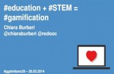 #education + #STEM = #gamification - Chiara Burberi