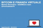 Bitcoin e finanza virtuale - Monica Secondino