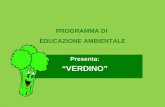 Verdino Presenta, educazione ambientale per bambini