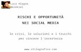 "Rischi e opportunità nei Social Media: le crisi, le soluzioni e i trucchi per vincere l'incertezza” di Luca Alagna