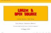 Linux & Open Source : Lezione Quattro
