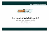 Novità in MailUp 6.0