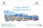 Nuova Legge 266 Programma 2011