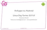 Sviluppo Android (LinuxDay TO 2010)