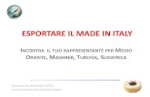 Esportare il Made in Italy - 26 settembre 2013