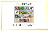 Allergie alimenatri e intolleranze